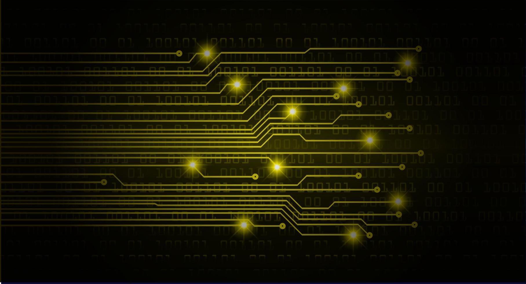 cyber circuit toekomstige technologie concept achtergrond vector