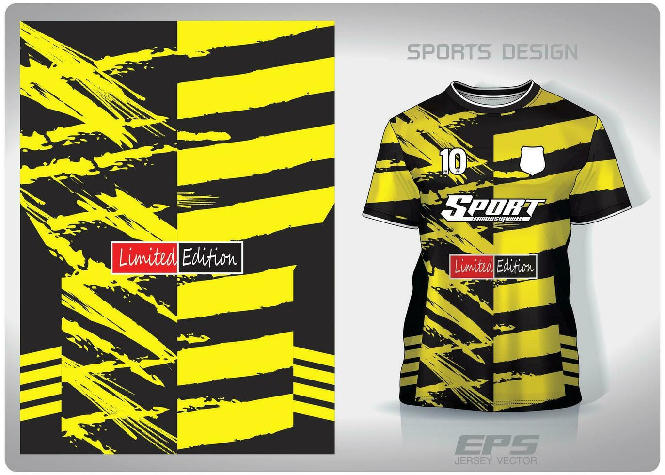 vector sport- overhemd achtergrond afbeelding.diagonaal strepen geschilderd geel zwart patroon ontwerp, illustratie, textiel achtergrond voor sport- t-shirt, Amerikaans voetbal Jersey overhemd