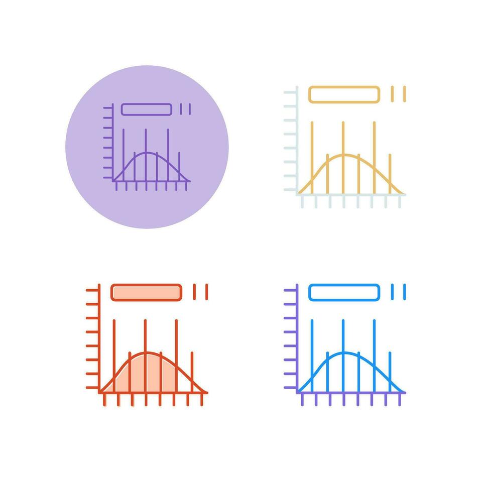 histogram vector icoon