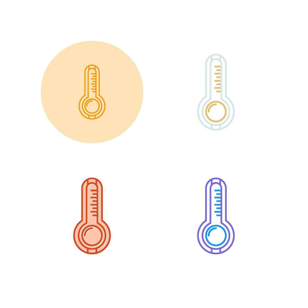 thermometer vector pictogram