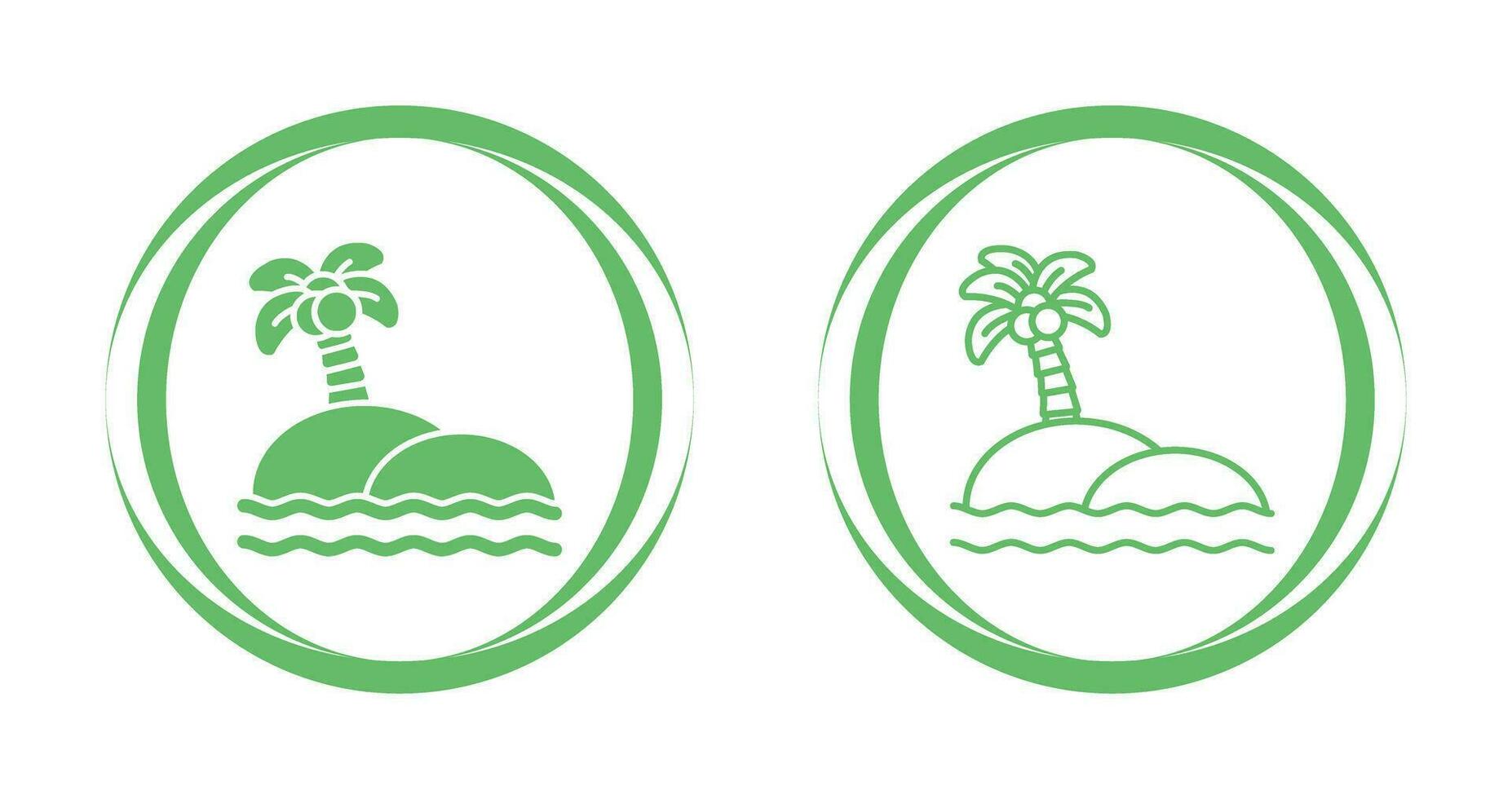 eiland vector icoon