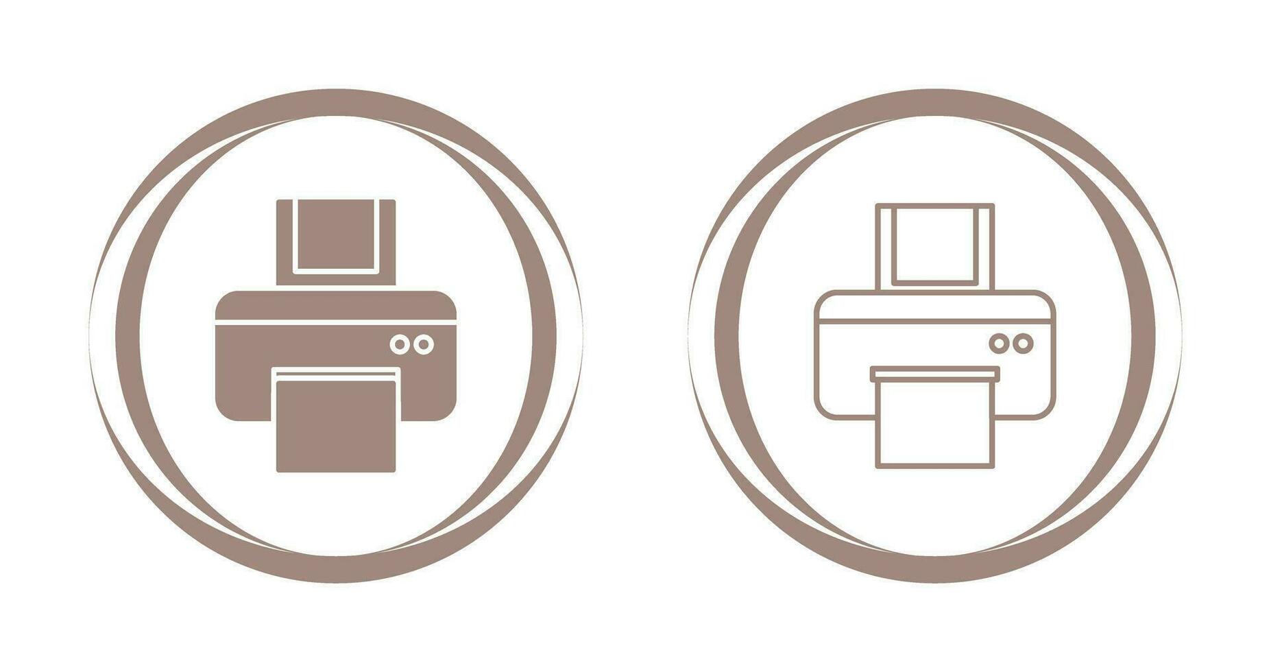 printer vector pictogram