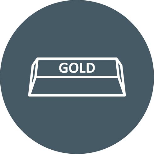 Gouden vector pictogram