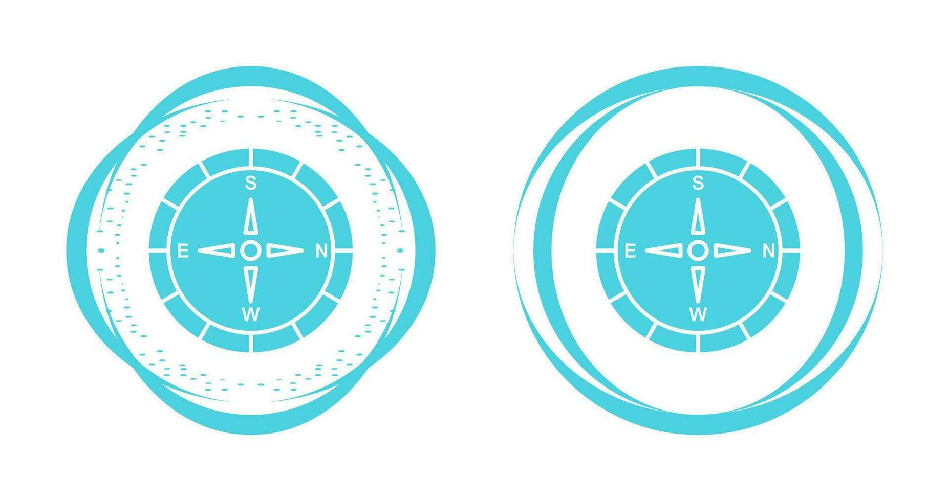 kompas vector pictogram