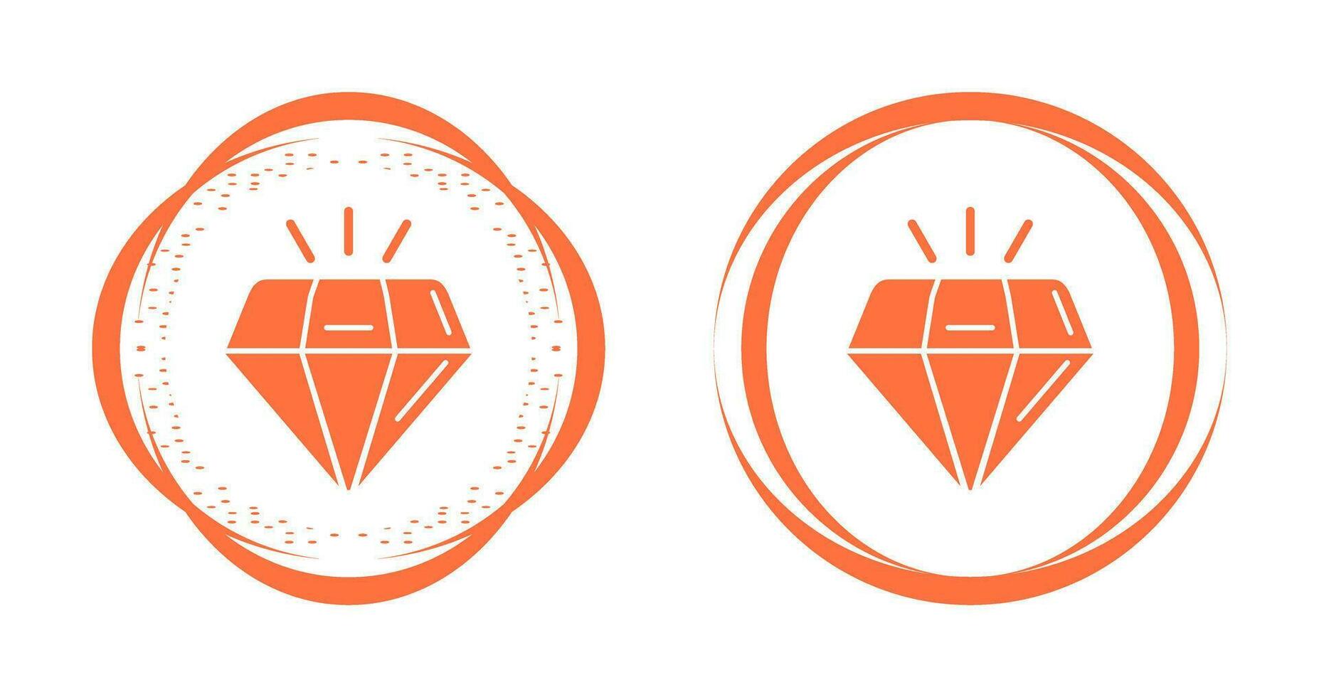 diamant vector pictogram