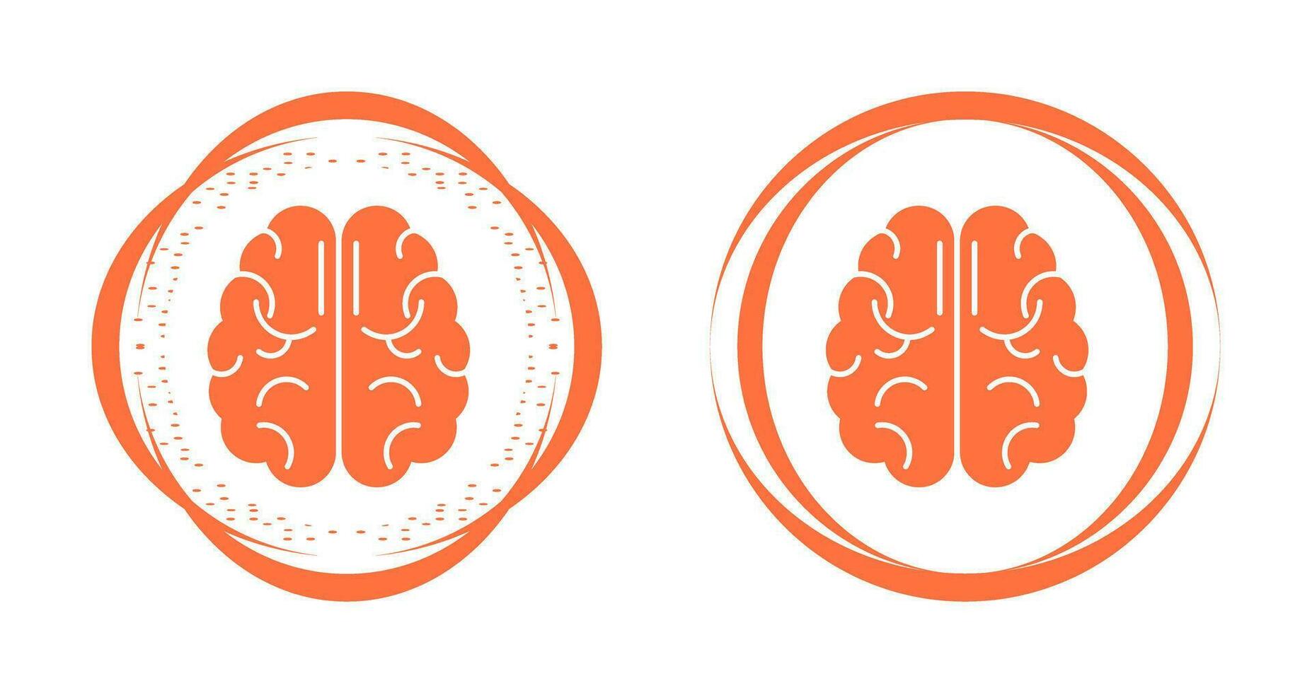 hersenen vector pictogram