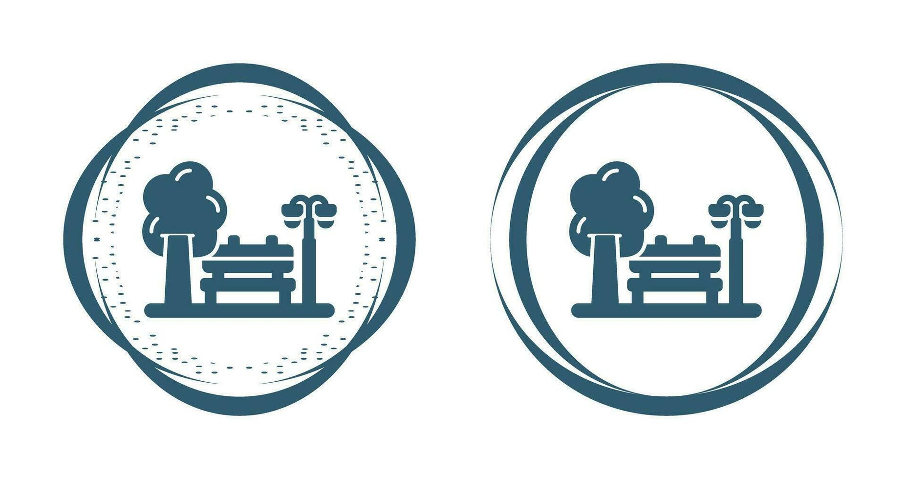 park vector pictogram