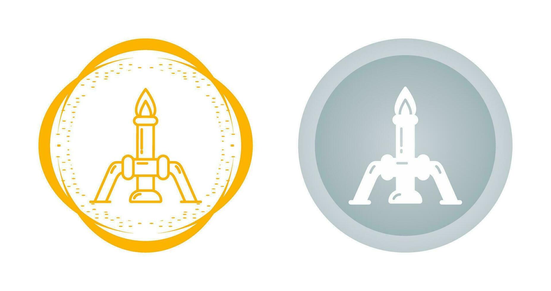 chemie kaarsen vector icoon