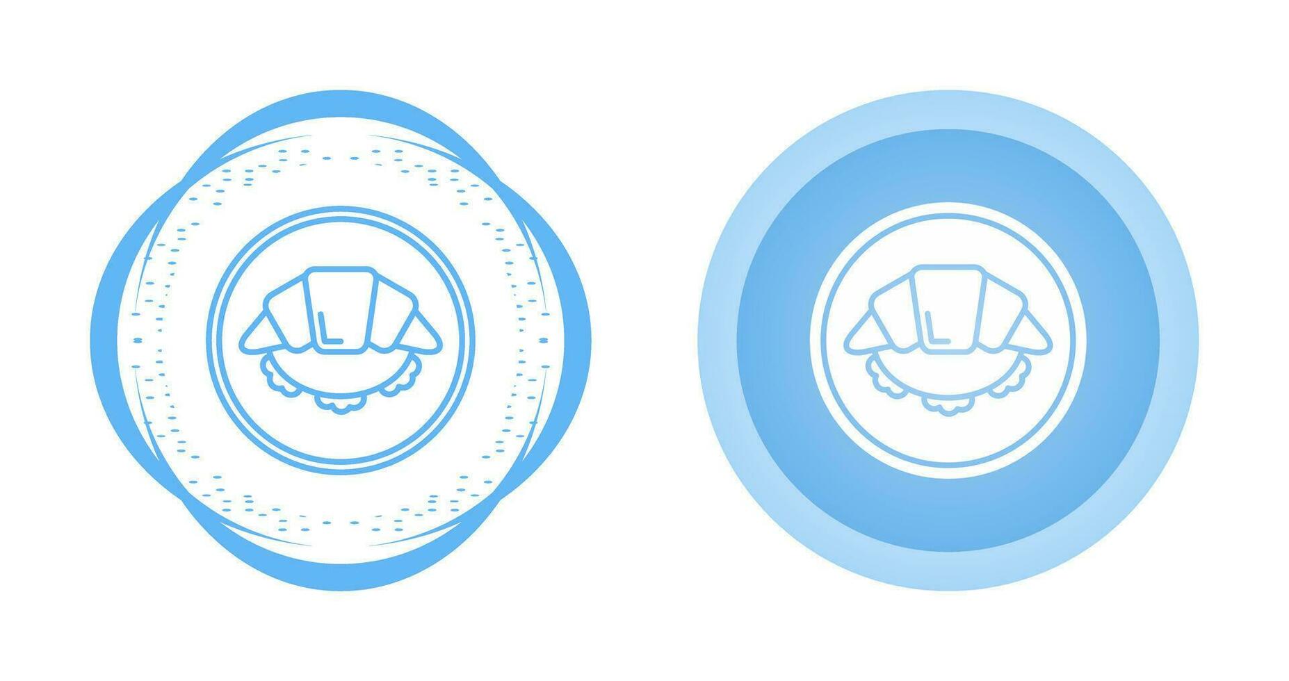 croissant vector pictogram