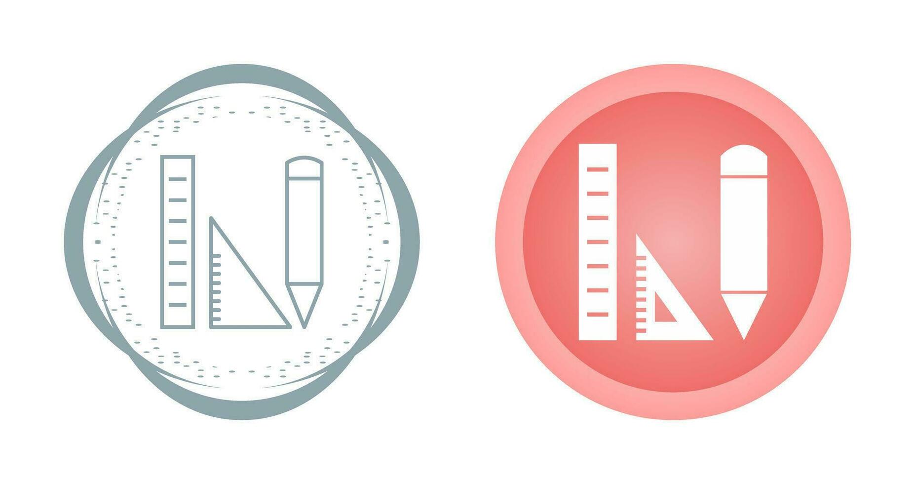 aan het studeren geometrie vector icoon