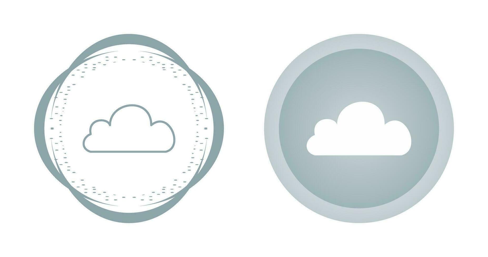 wolk vector pictogram