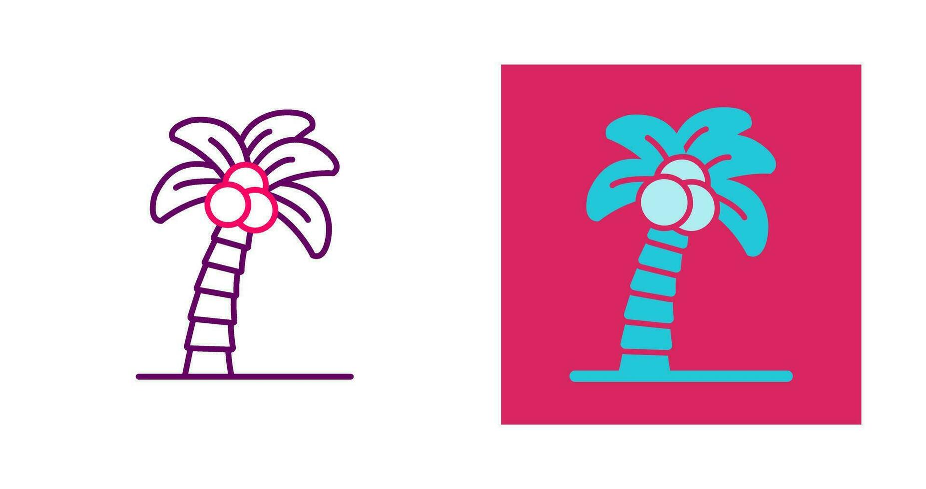 palm boom vector icoon