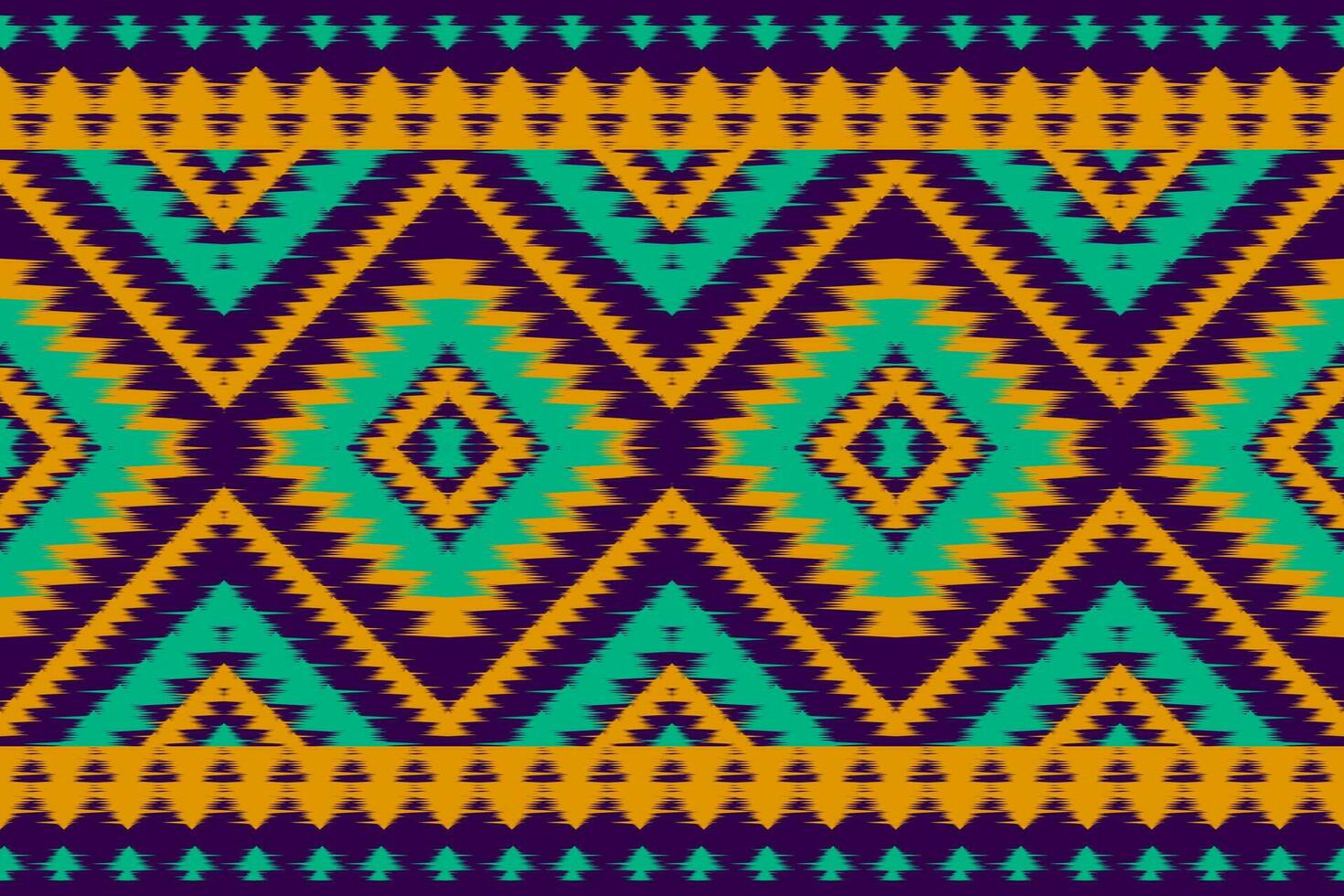 tapijt etnisch tribal patroon kunst. etnisch ikat naadloos patroon. Amerikaans, Mexicaans stijl. vector