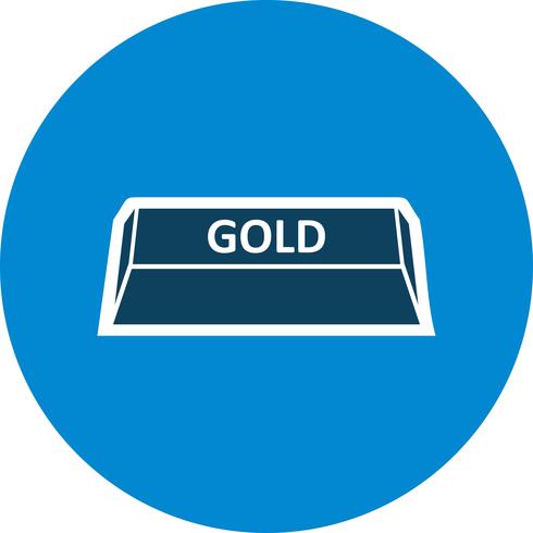 Gouden vector pictogram