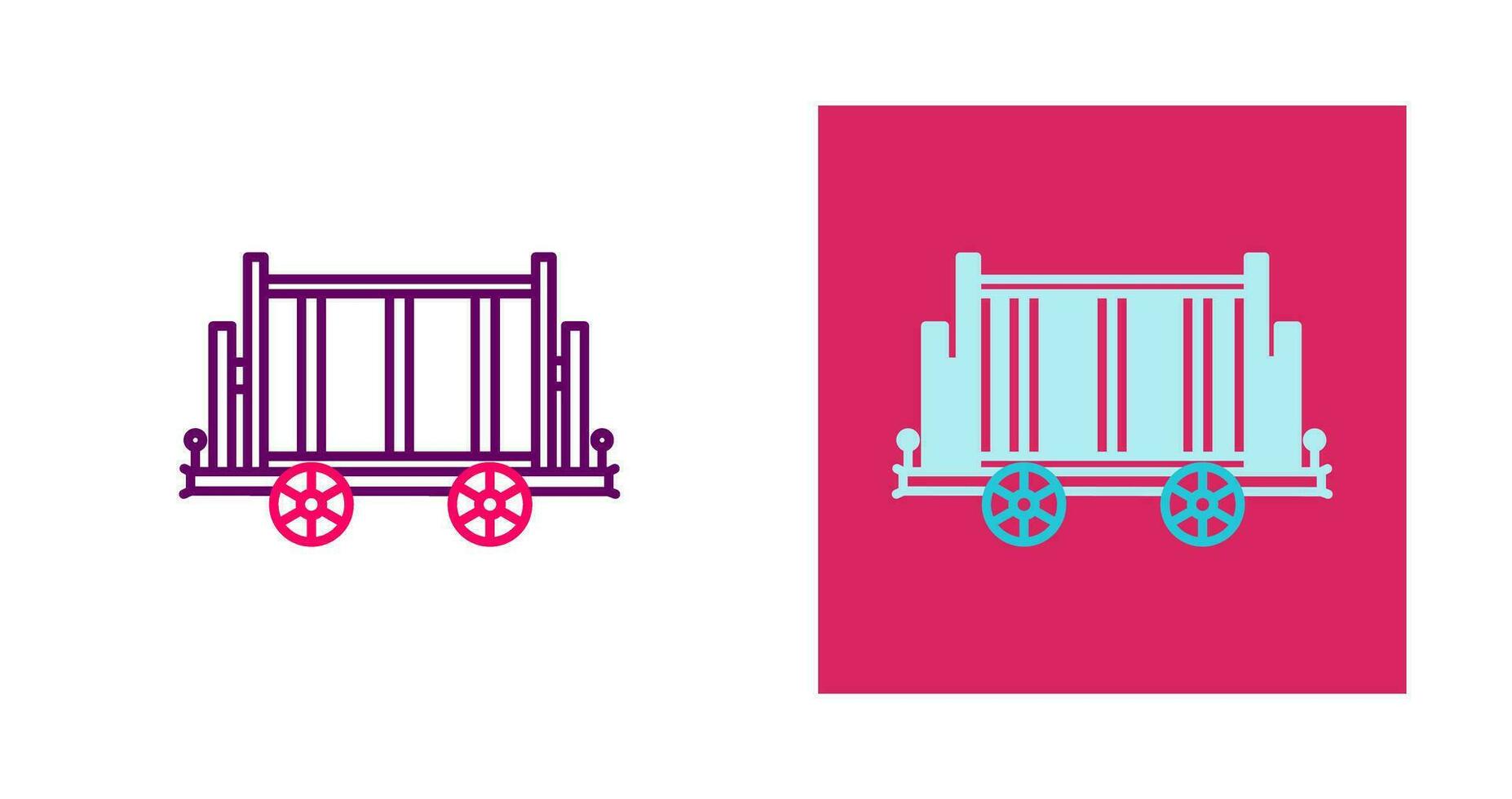 trolley vector pictogram vector