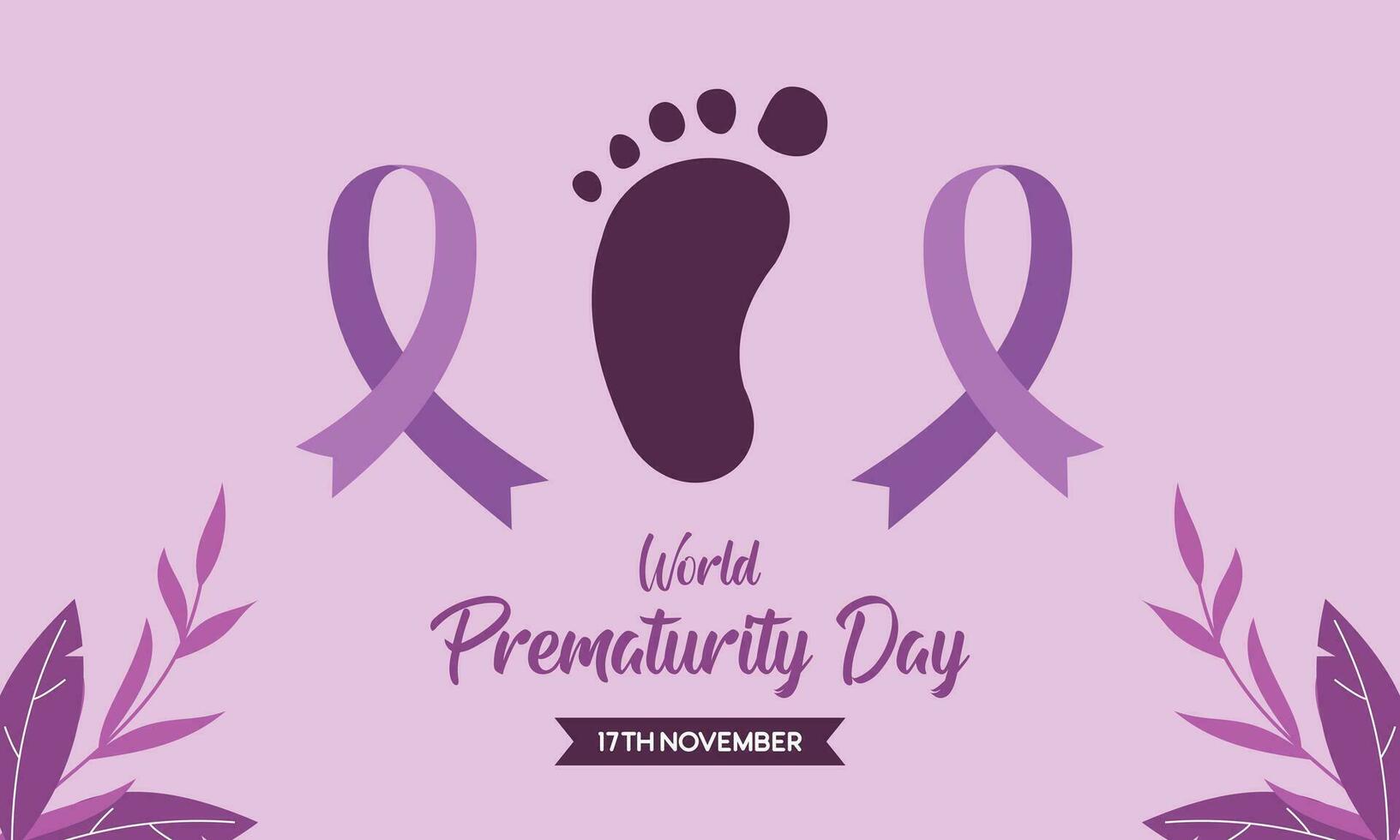 prematuriteit bewustzijn maand is opgemerkt elke jaar in november, prematuur geboorte is wanneer een baby is geboren te vroeg illustratie vector