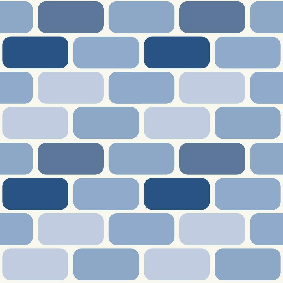 naadloos patroon van blauw steen vector