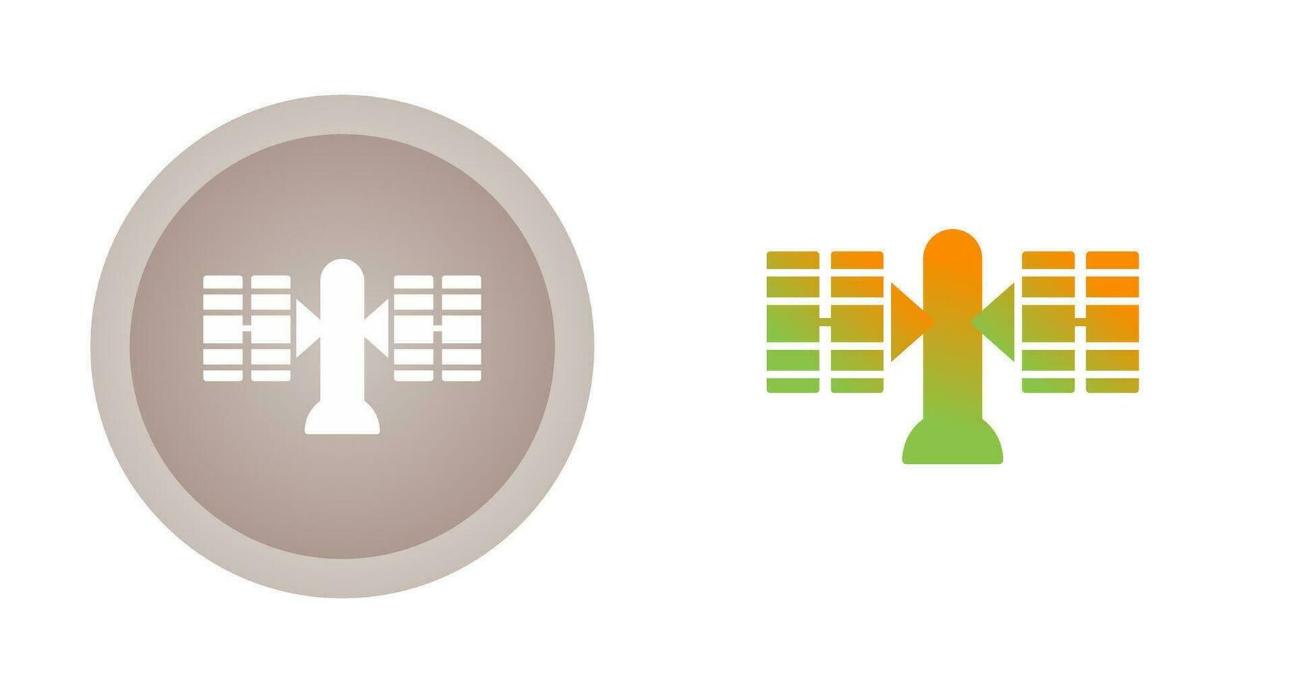 satelliet vector pictogram