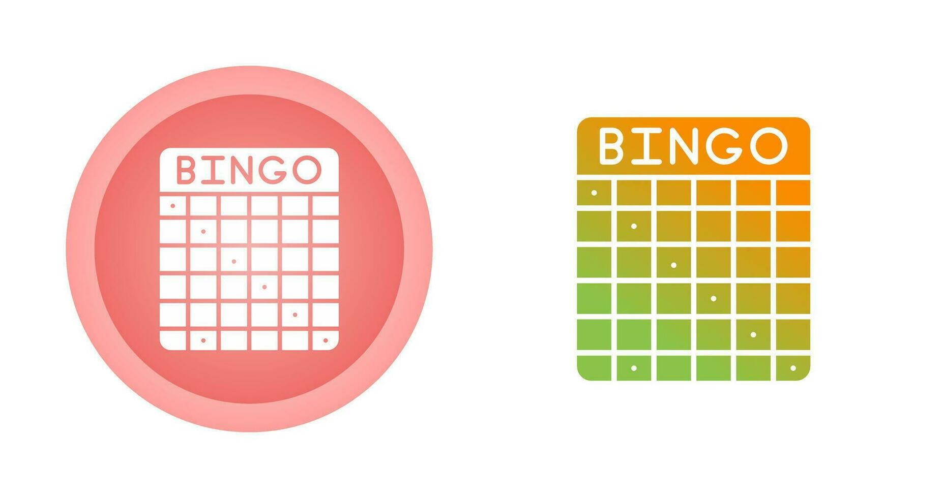 bingo vector icoon