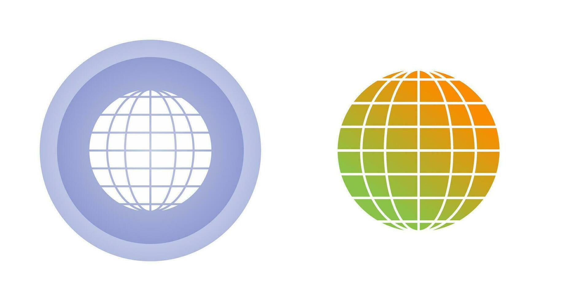 wereldbol vector pictogram