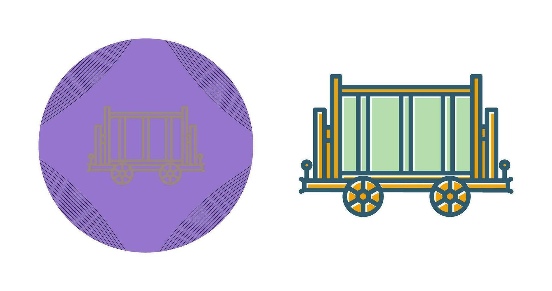 trolley vector pictogram vector