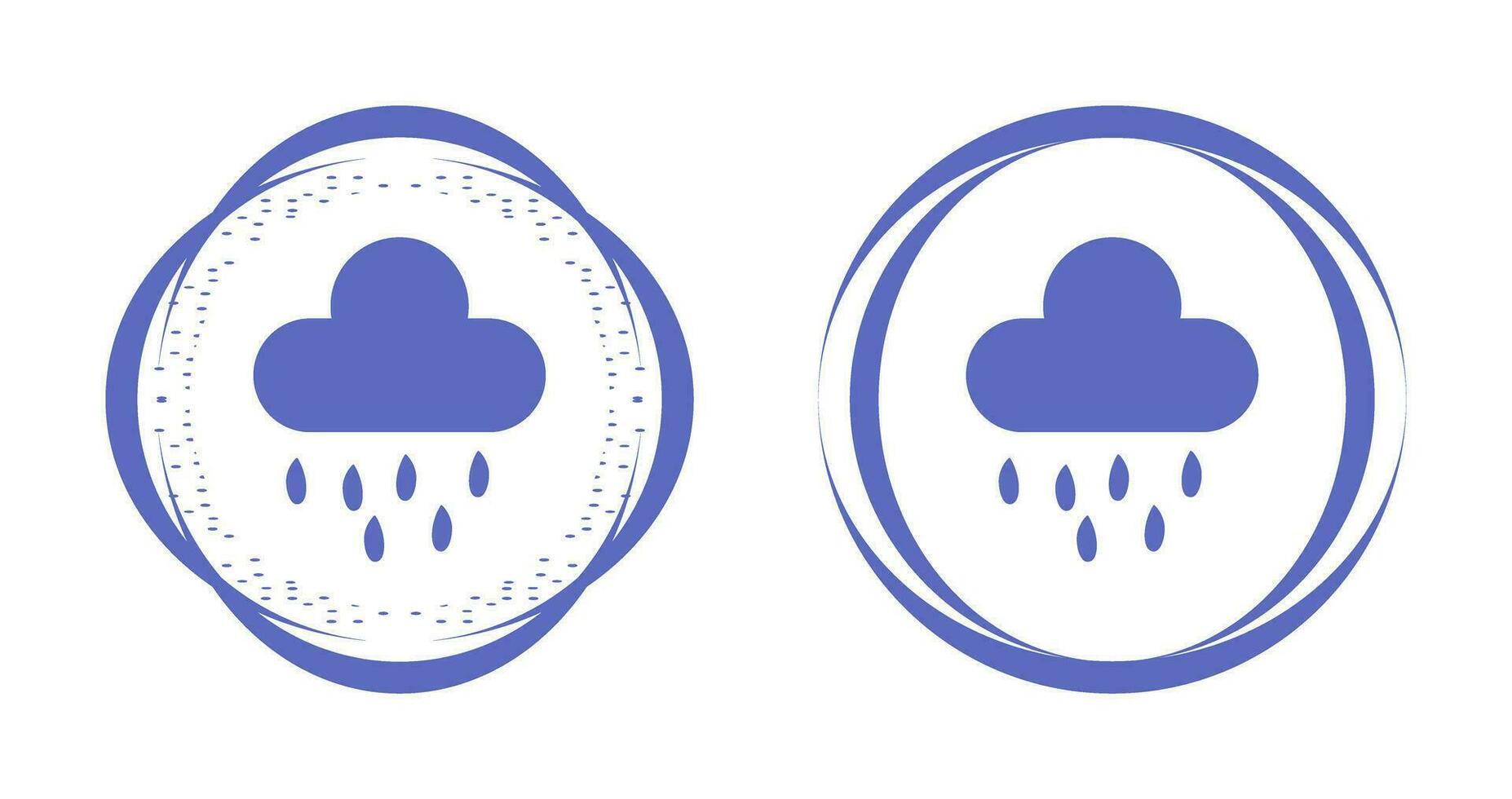 regen wolk vector icoon