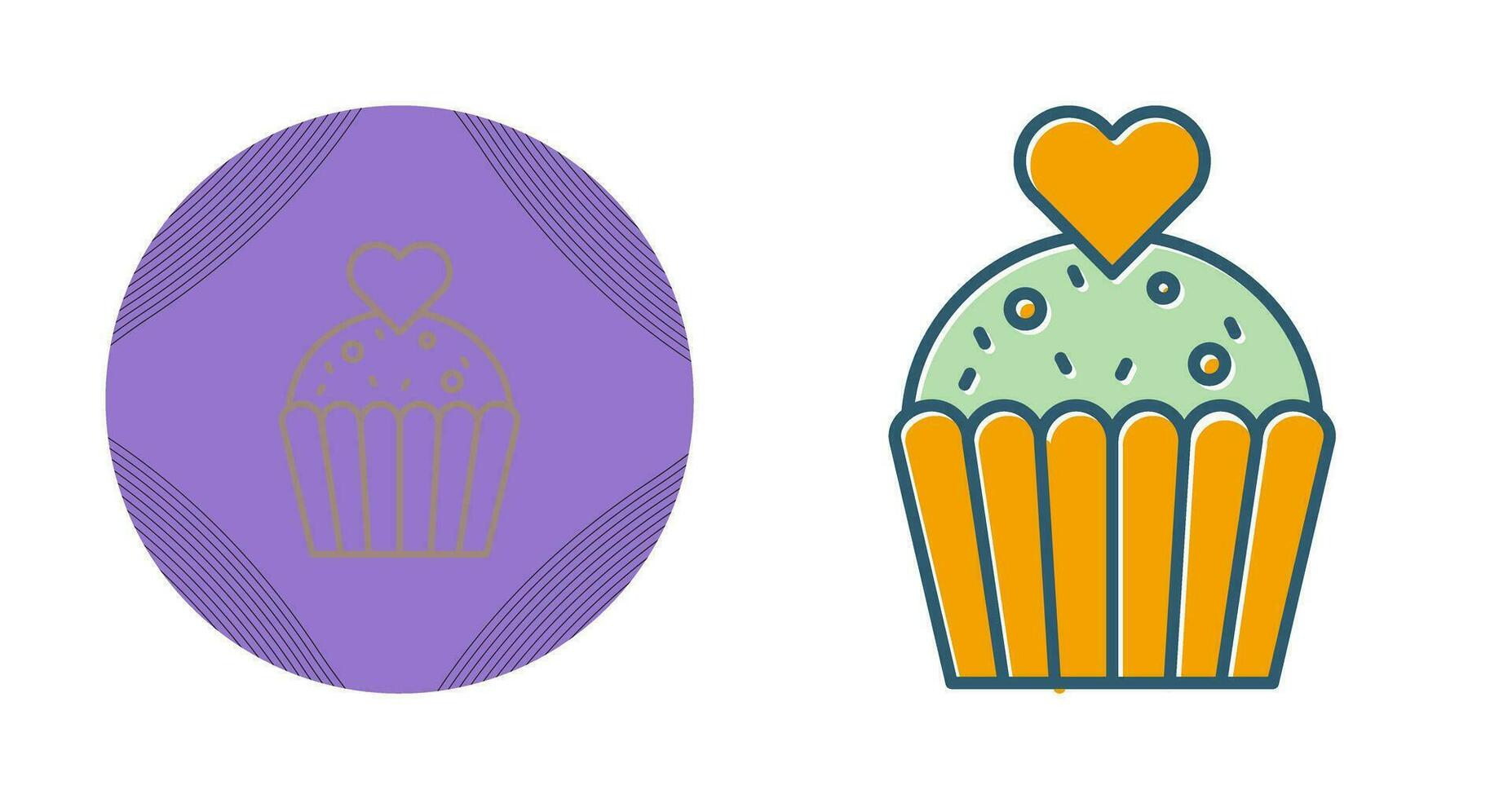 cupcake vector icoon