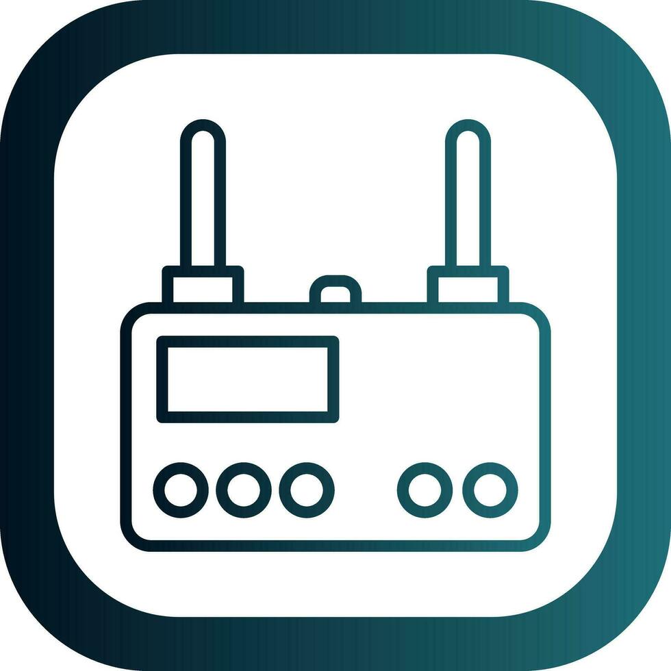 draadloze router vector icoon ontwerp