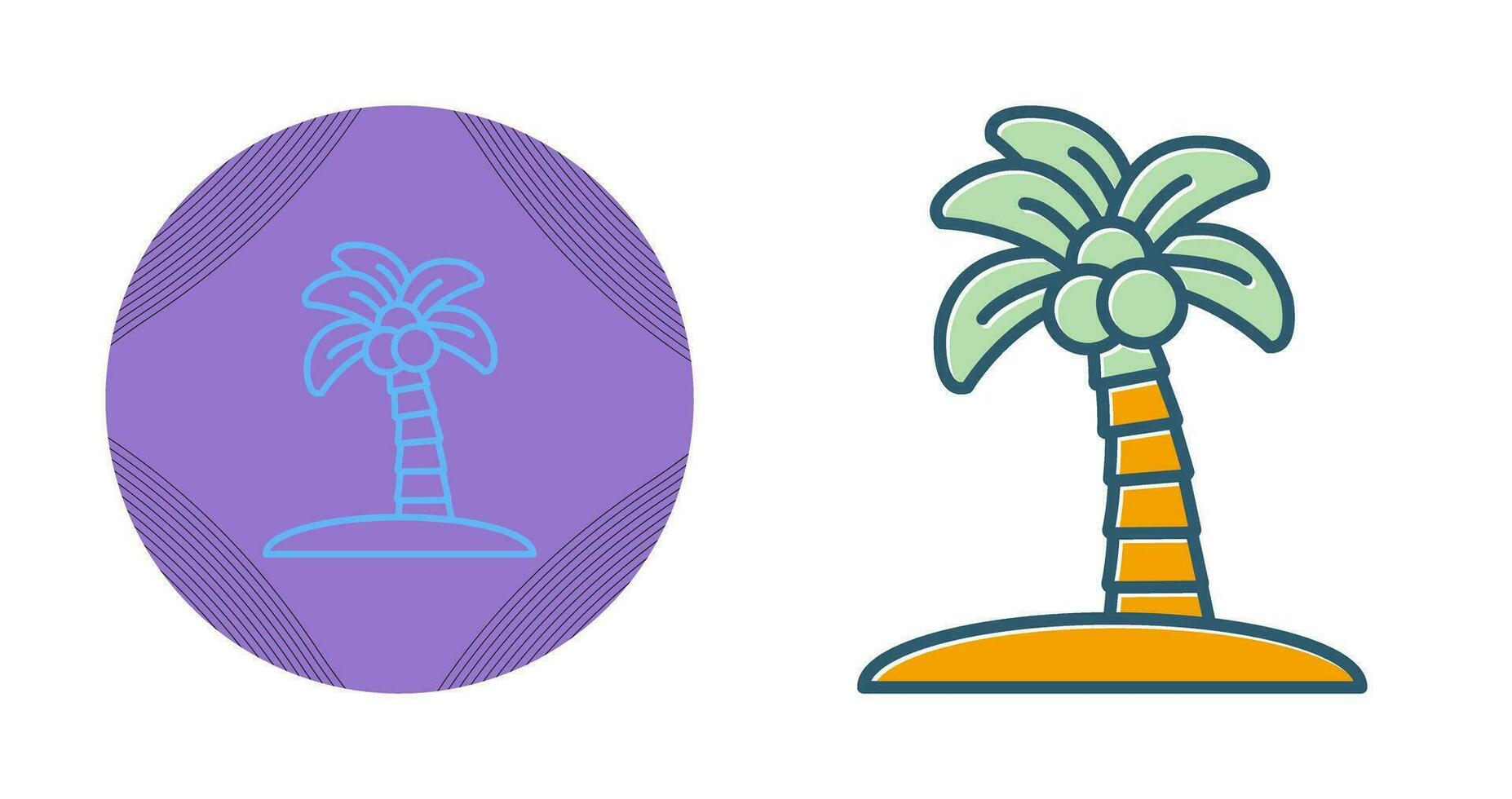 palm boom vector icoon