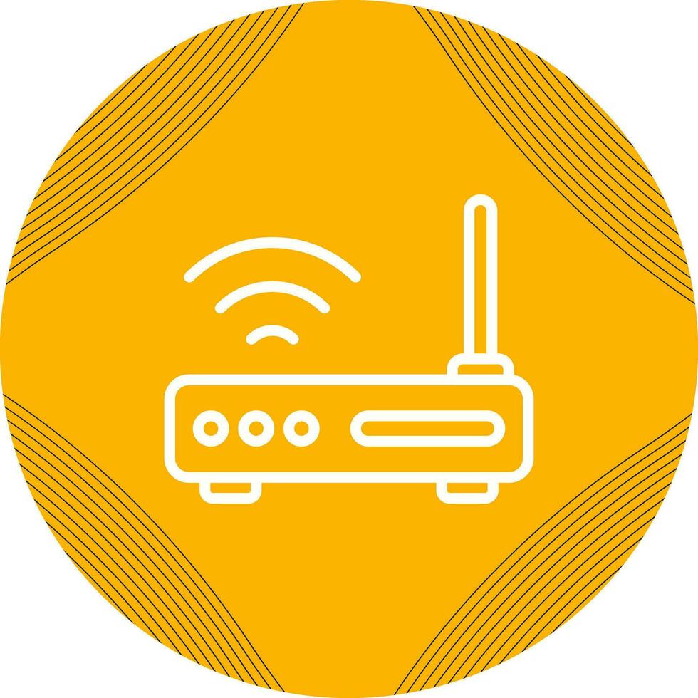 Wifi router vector icoon