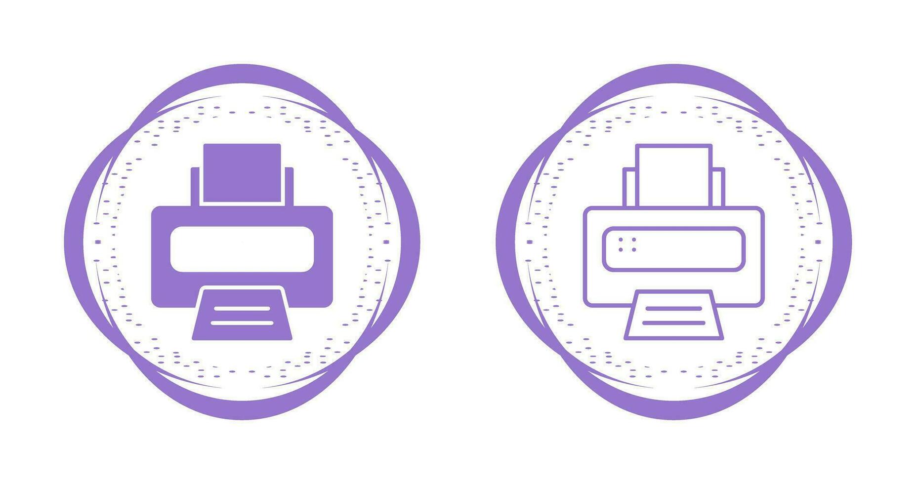 printer vector pictogram