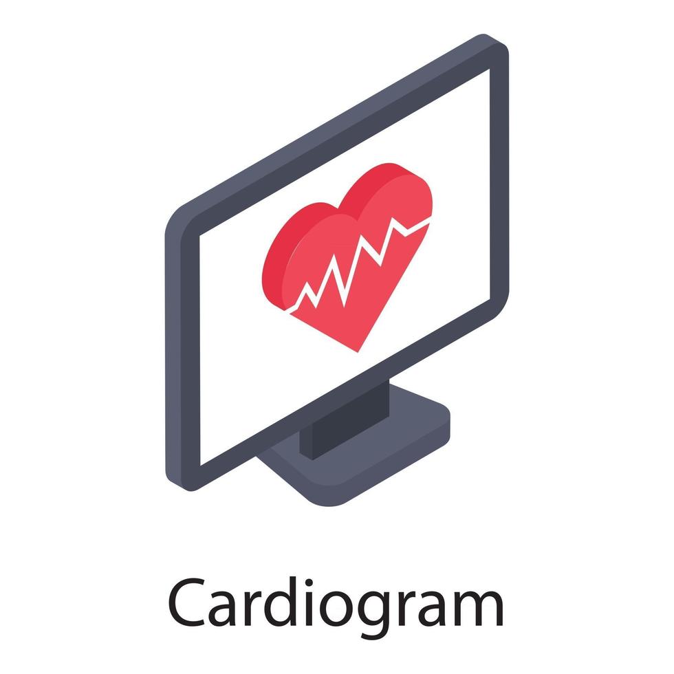 hartslag cardiogram vector