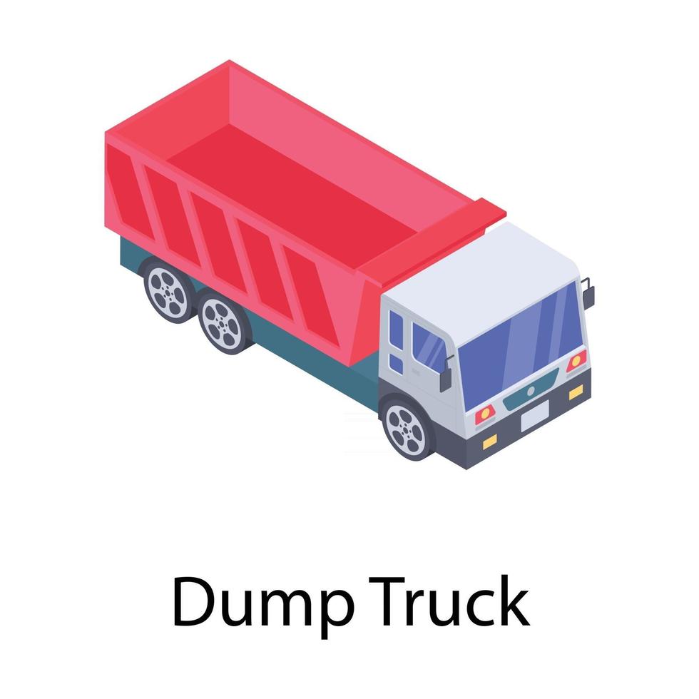 dump transport vrachtwagen vector