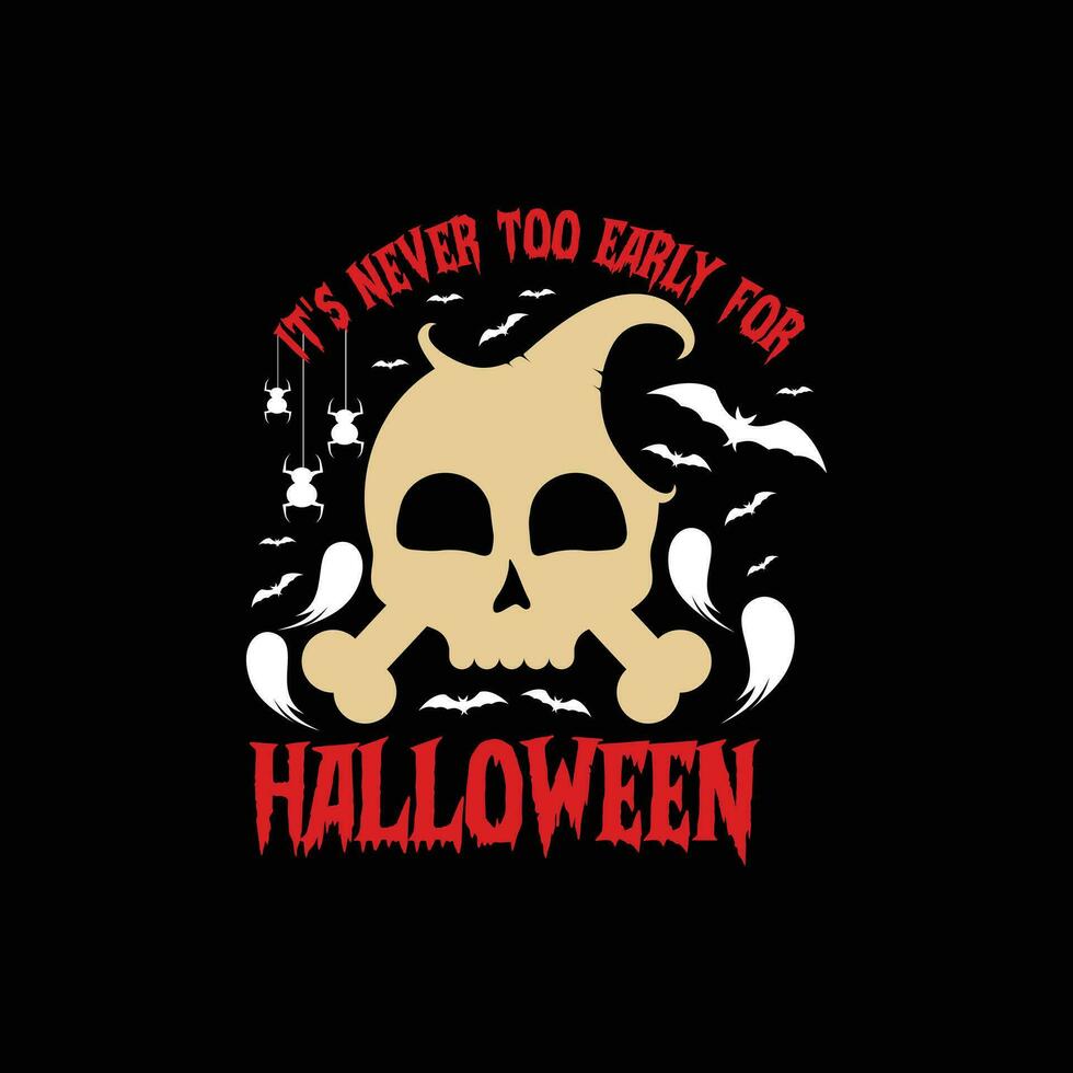 halloween vector t-shirt ontwerp. halloween t-shirt ontwerp. kan worden gebruikt voor afdrukken mokken, sticker ontwerpen, groet kaarten, affiches, Tassen, en t-shirts.