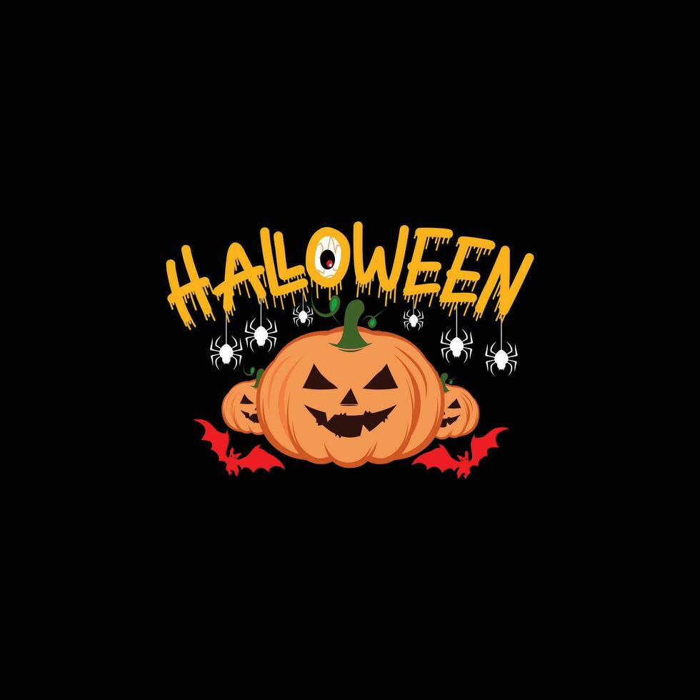 halloween vector t-shirt ontwerp. halloween t-shirt ontwerp. kan worden gebruikt voor afdrukken mokken, sticker ontwerpen, groet kaarten, affiches, Tassen, en t-shirts.