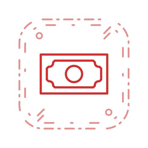 Bankbiljet Vector pictogram