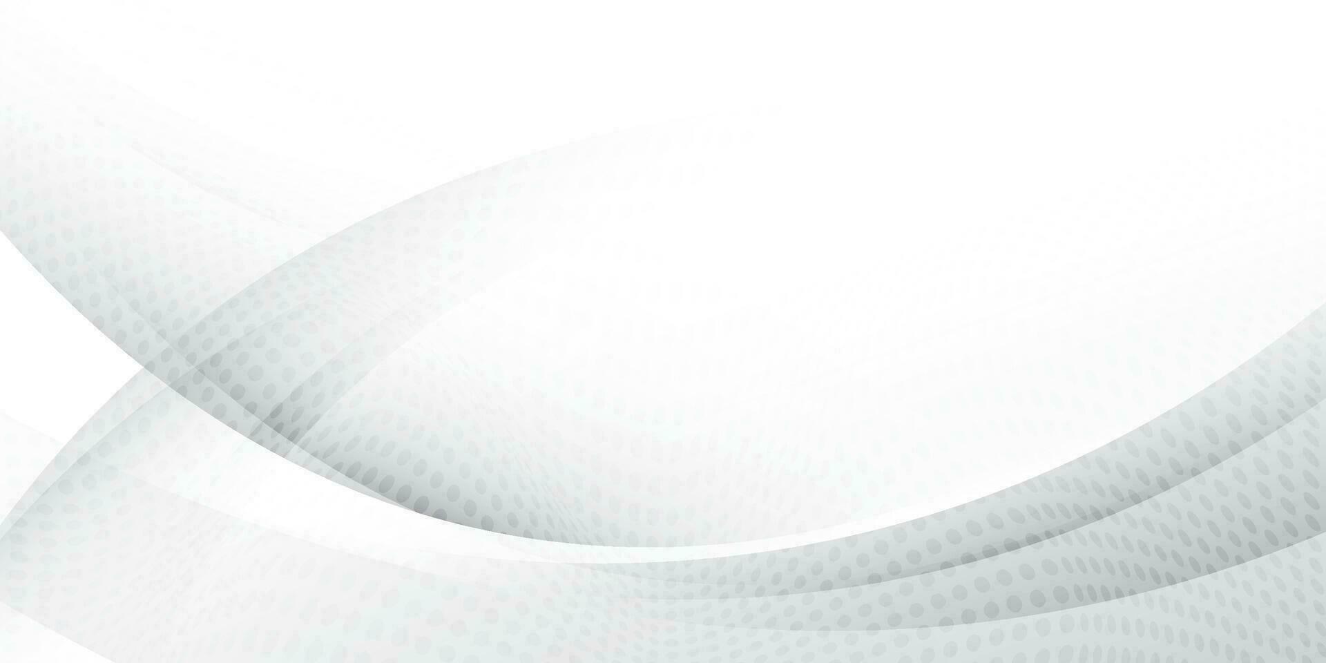abstract wit en grijs kleur, modern ontwerp strepen achtergrond met meetkundig ronde vorm geven aan, halftone effect. vector illustratie.