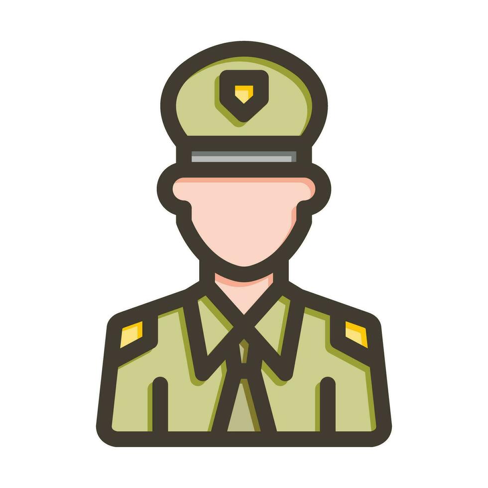 leger vector dik lijn gevulde kleuren icoon voor persoonlijk en reclame gebruiken.