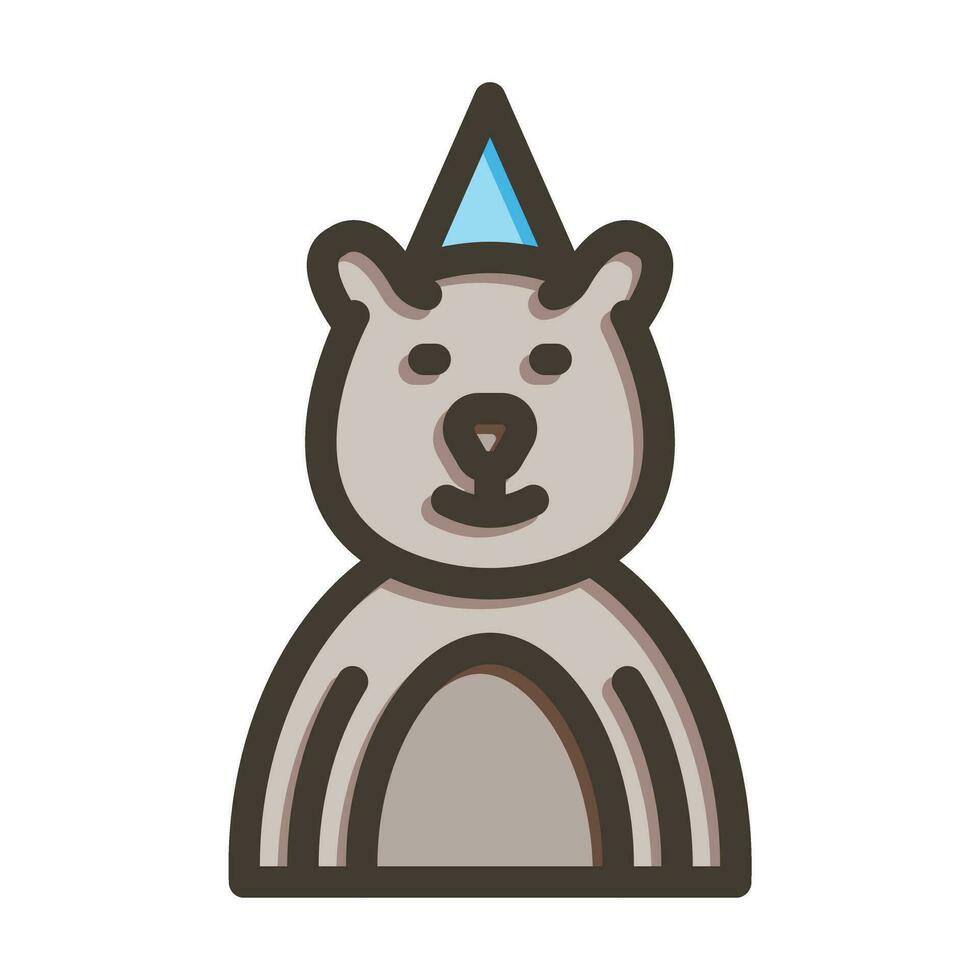 beer vector dik lijn gevulde kleuren icoon voor persoonlijk en reclame gebruiken.