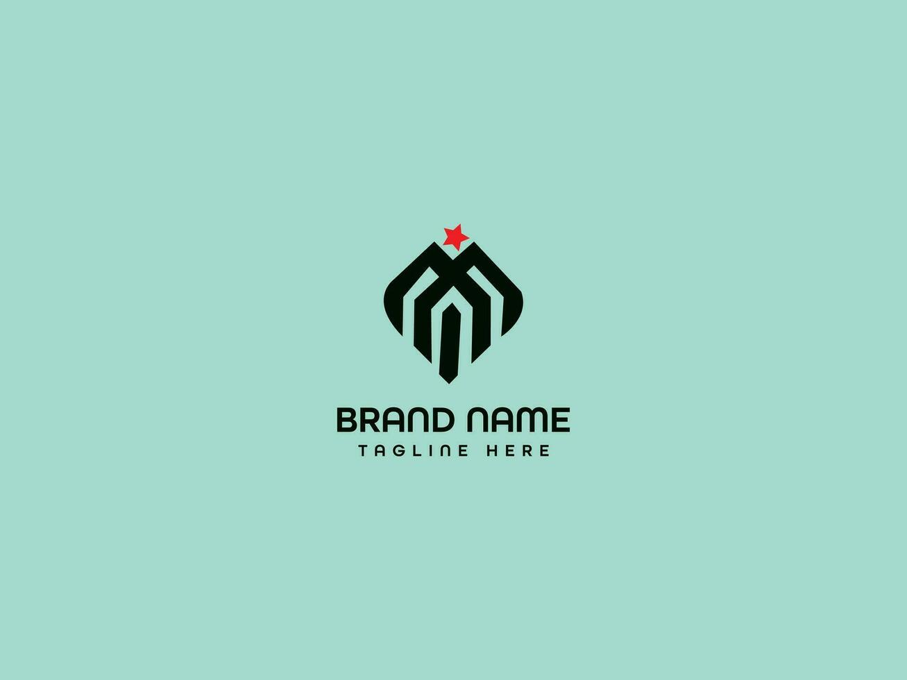 brief logo ontwerp vector