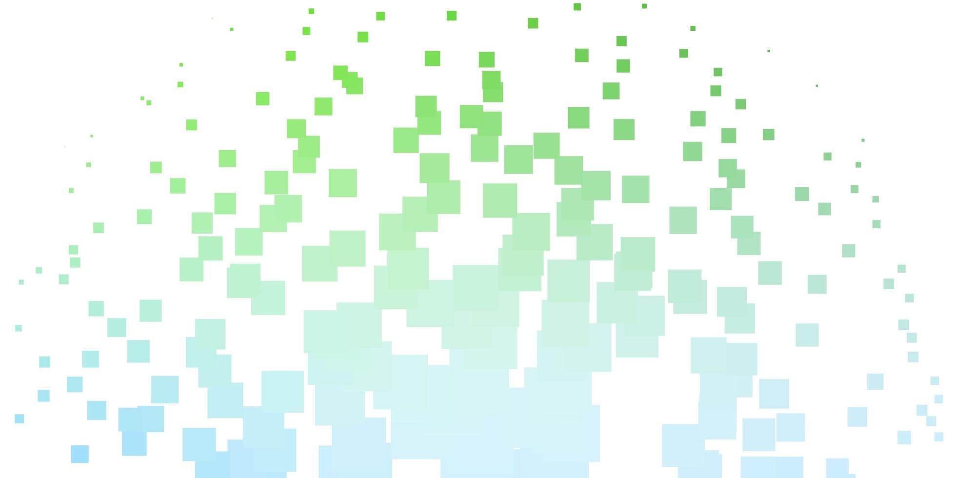 lichtblauwe, groene vectorlay-out met lijnen, rechthoeken. vector