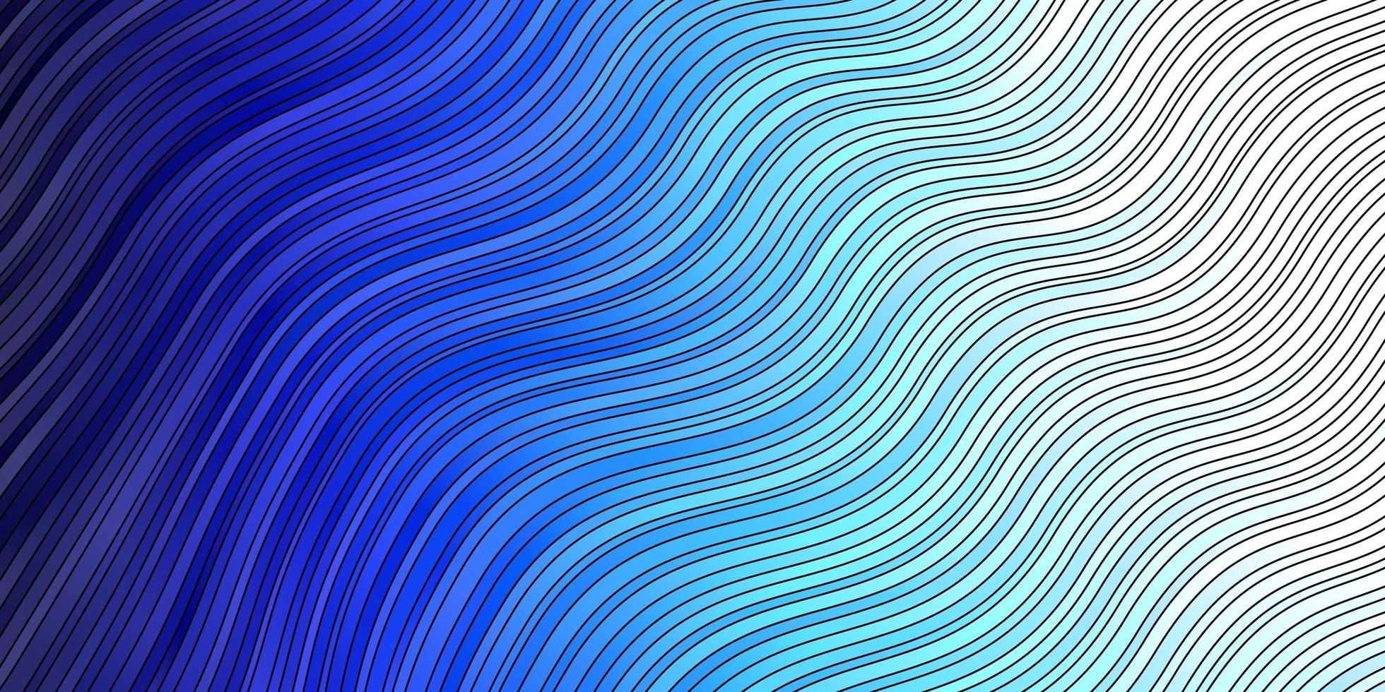 lichtblauwe vector sjabloon met wrange lijnen.