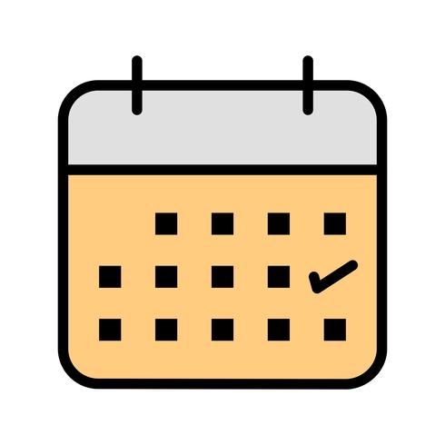 Zakelijke kalender Vector Icon