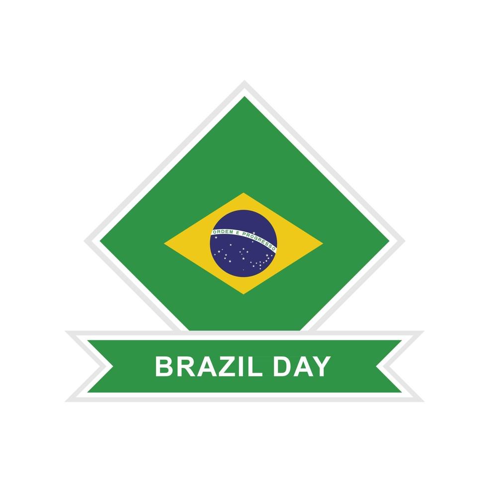 brazilië dag ontwerp vector