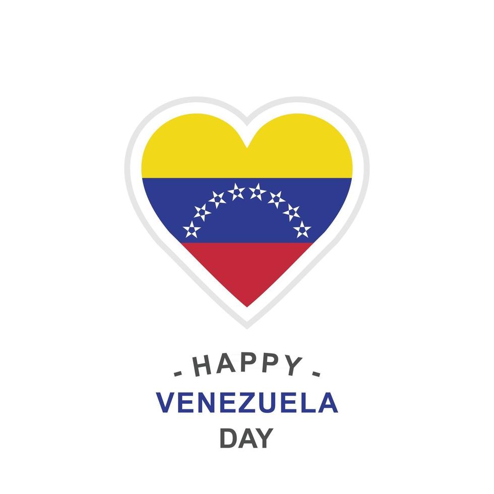 venezuela dag ontwerp vector