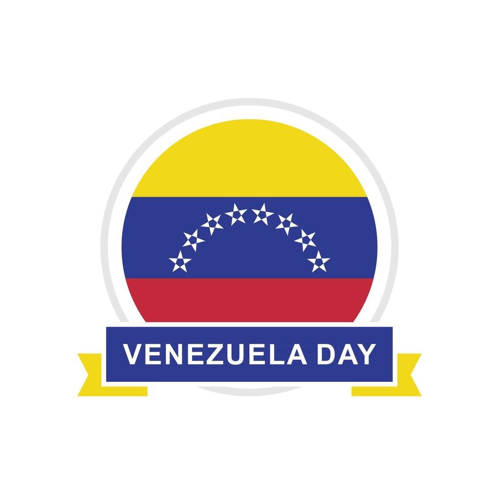 venezuela dag ontwerp vector