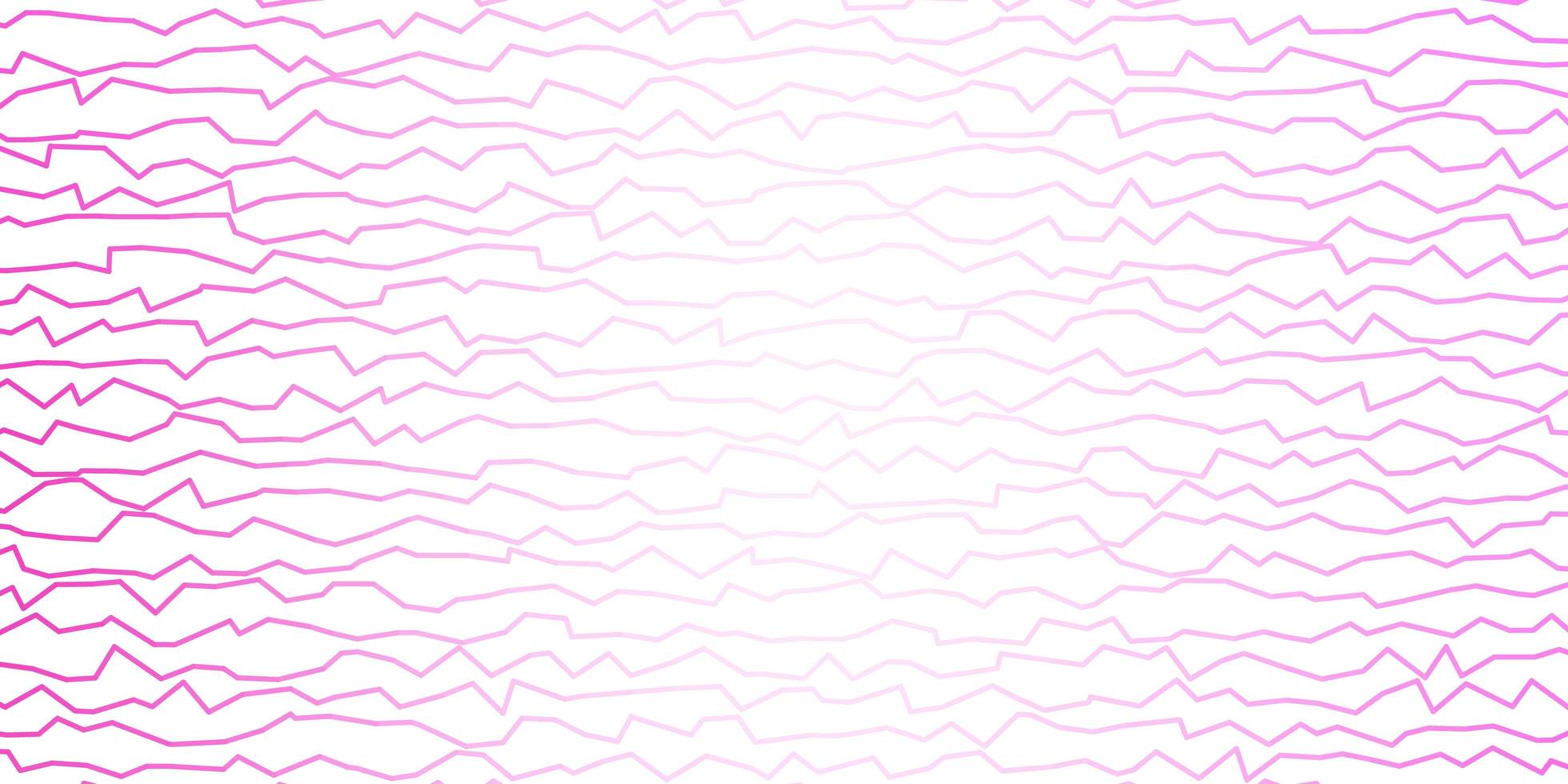 donkerroze vectorpatroon met wrange lijnen. vector