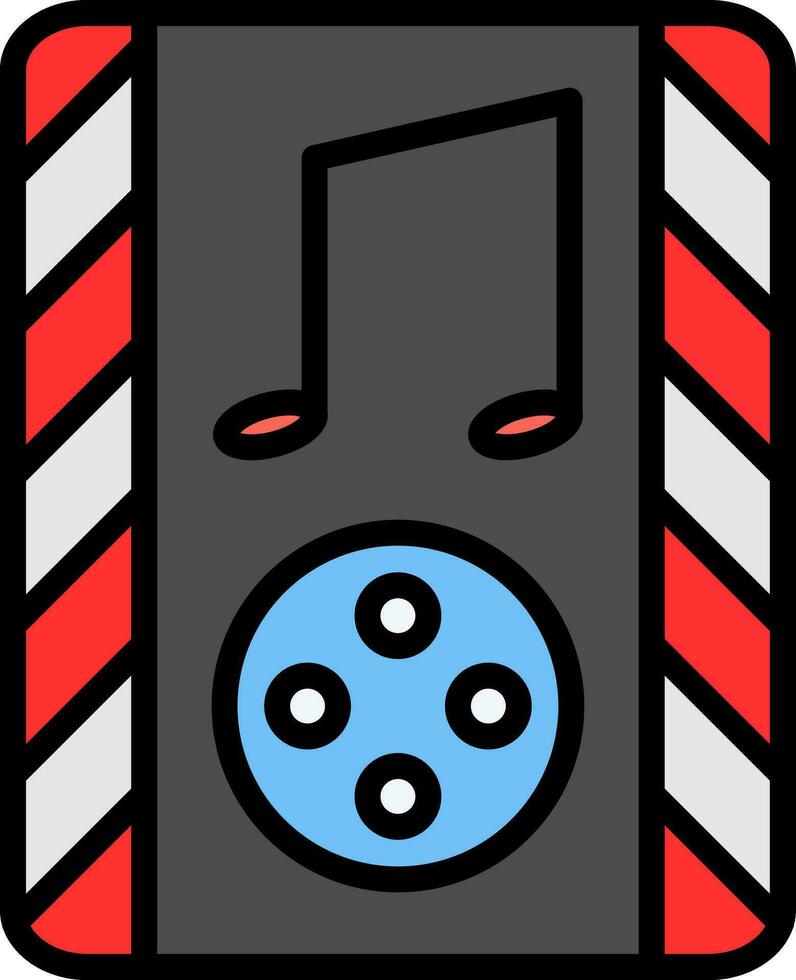 soundtrack vector icoon ontwerp