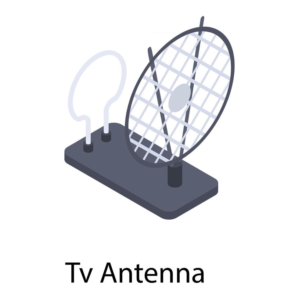 tv antenne concepten vector