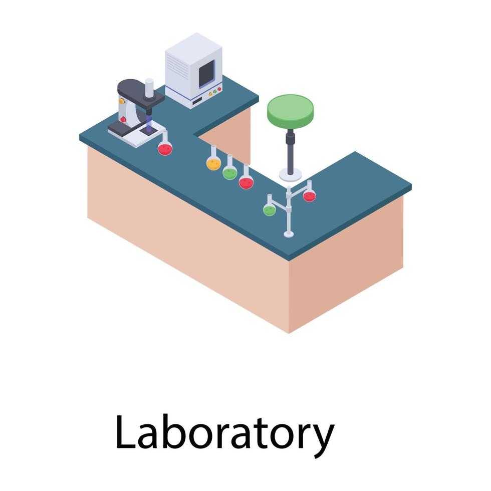 onderzoekslab concepten vector